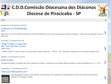 Tablet Screenshot of diaconoscddpiracicaba.net